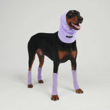 Stretchy Fleece Dog Leg Warmer Sleeves - Purple