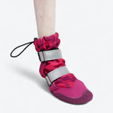 Flex Shell Waterproof Dog Boots - Fuchsia Camo