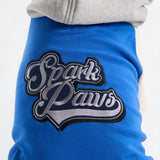 Dog Varsity Jacket - Blue
