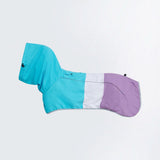 Dog Raincoat - Blue White Purple