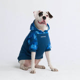 Blue Camo Dog Hoodie