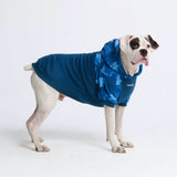 Blue Camo Dog Hoodie