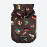 Germany Hoodie Dark Brown||size:S,M,L,XL,2XL,3XL,4XL,5XL