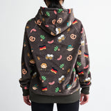 The Germany Human Hoodie - Dark Brown