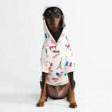 France Hoodie Beige||size:4XL,5XL