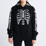 Halloween Human Hoodie - Reflective Skeleton (2)