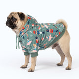 Christmas Dog Hoodie - Green Nutcracker Ballet||size:L