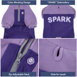 Purple Plush Fleece Dog Sweater||size:S,M,L,XL,2XL,3XL,4XL