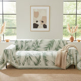Leaves Green Couch Cover