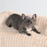 Luxury Couch Cover Dog Bed - Beige