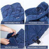 Blue Quilted Winter Jacket||size:S,M,L,XL,2XL,3XL,4XL