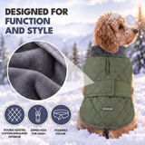Green Quilted Winter Jacket||size:S,M,L,XL,2XL,3XL,4XL