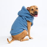 Teddy Sherpa Dog Jacket - Blue