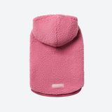 Teddy Sherpa Dog Sweater - Dark Pink