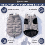 Grey Thermosonic Winter Jacket||size:S,M,L,XL,2XL,3XL,4XL