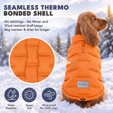 Orange Thermosonic Winter Jacket||size:S,M,L,XL,2XL,3XL,4XL