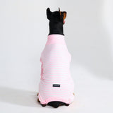Dog Pajama - Pink Stripes
