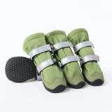 Dog Rainboots, Waterproof Dog Shoes - Green