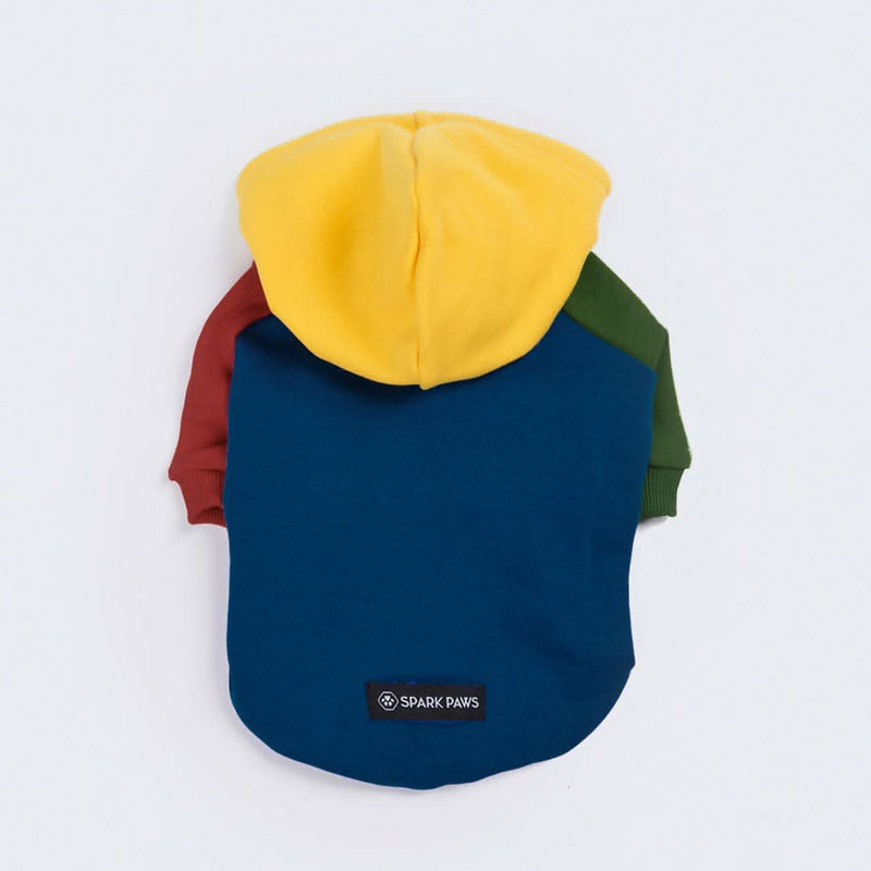 Primary colour block hoodie store
