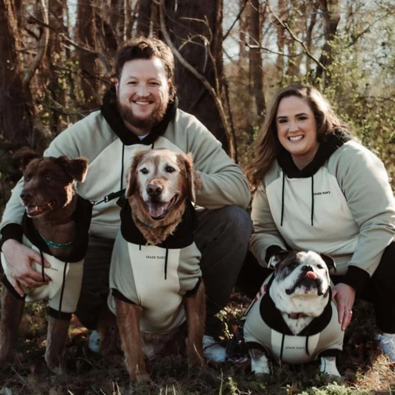 Olive Cream Dog Hoodie