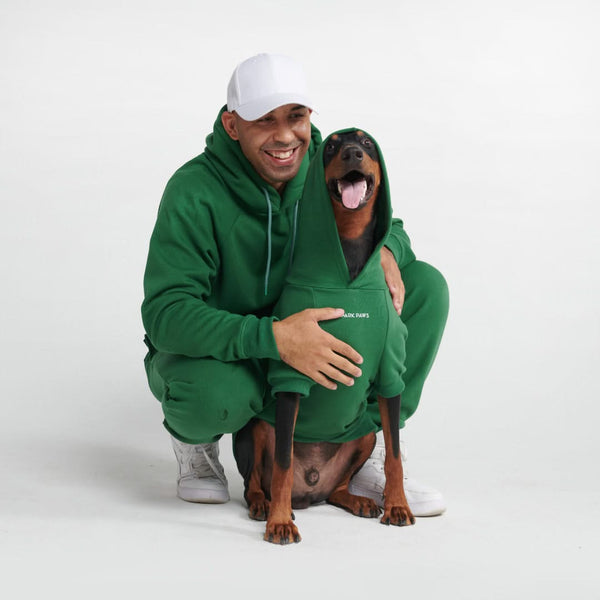 Essential Human Hoodie - Cobalt Green