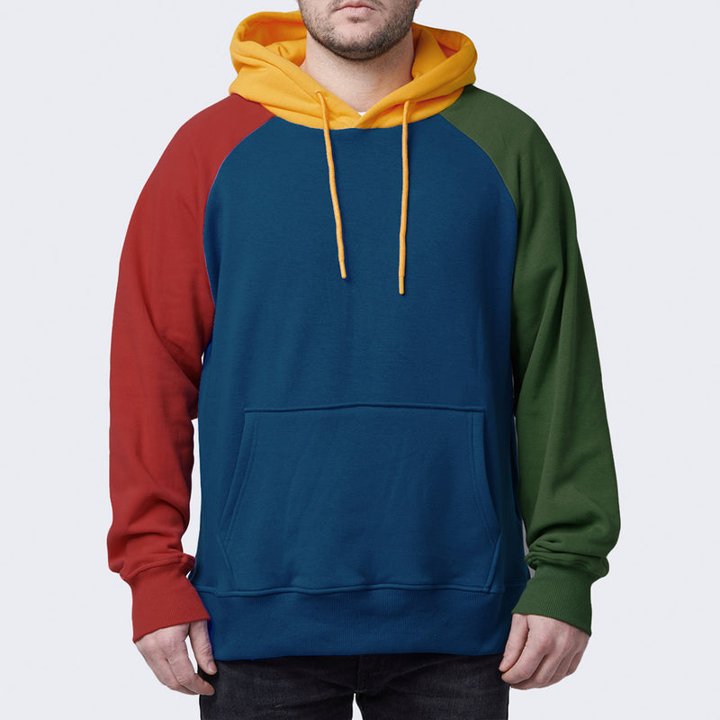 Primary Color Block Hoodie (Human & Dog Matching) – SPARK PAWS