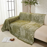 Pet Couch Cover - Rustic Bohemian Green