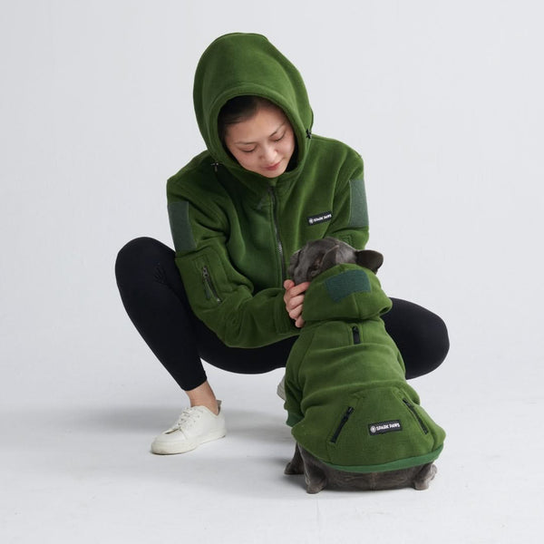 CozyFlex Utility Human Hoodie - Green