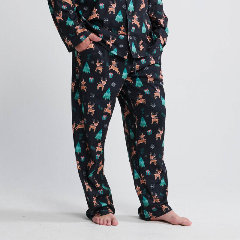 Human Pajama Pants - Reindeers (2)