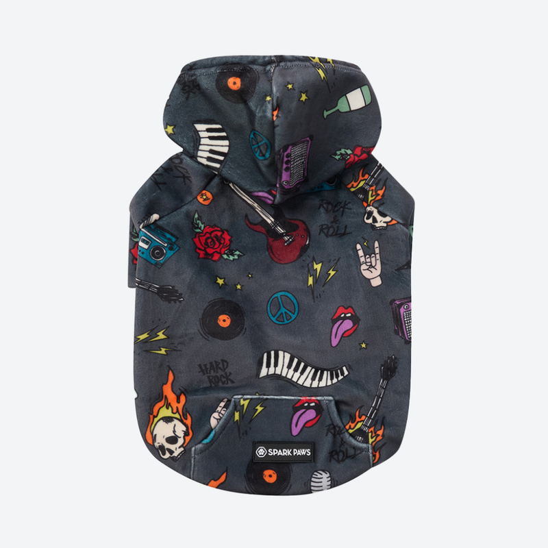 Rock and Roll Hoodie||size:S,M,L,XL,2XL,3XL,4XL,5XL