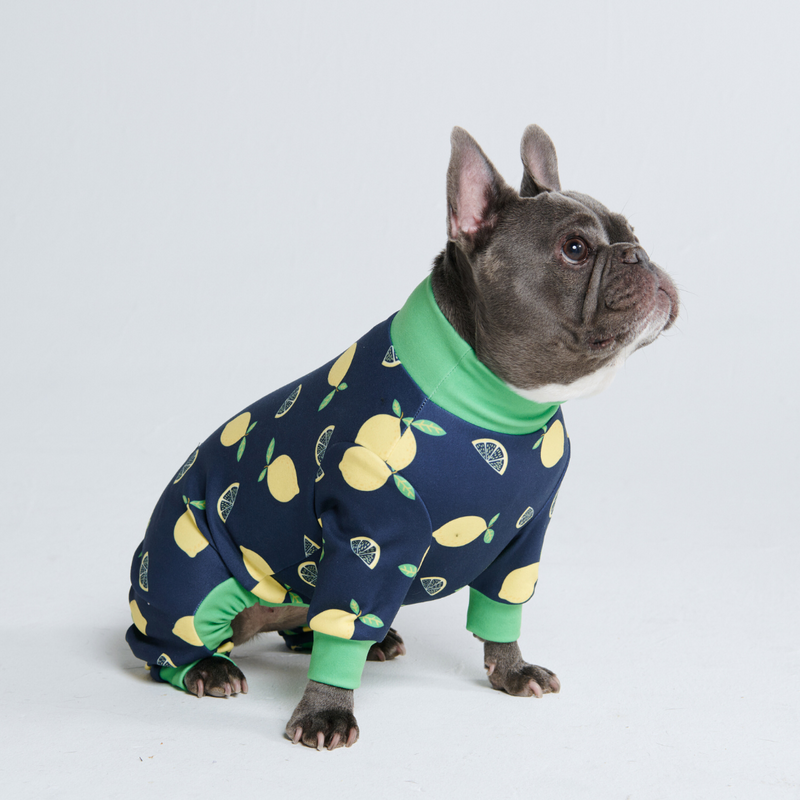 Dog Pajama - Lemon