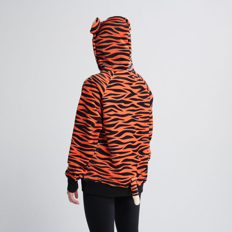 Halloween Human Hoodie - Tiger