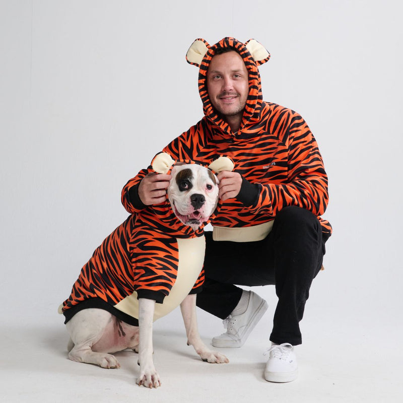 Halloween Human Hoodie - Tiger