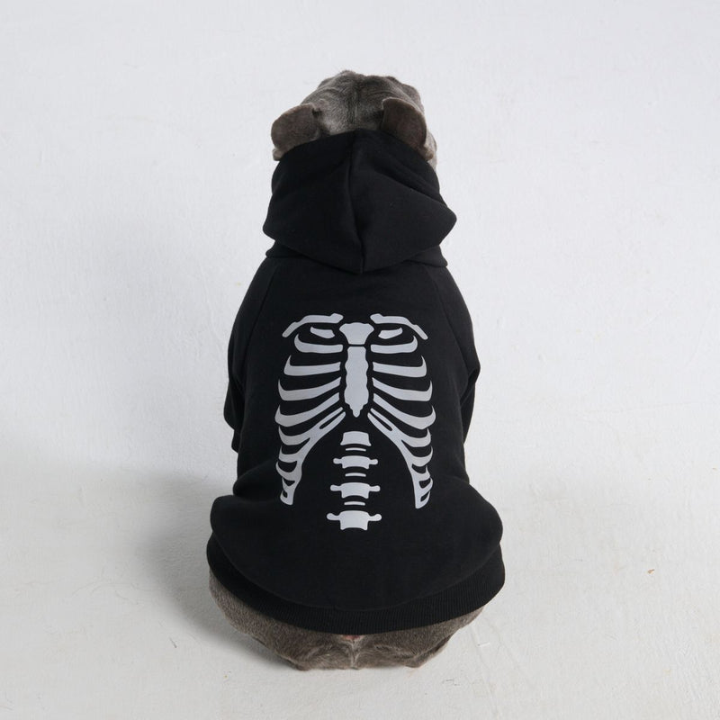 Halloween Dog Hoodie - Skeleton
