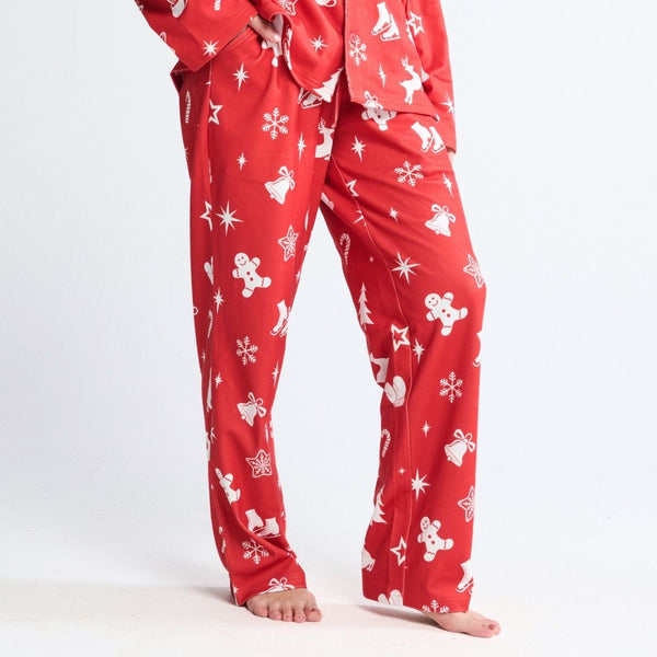Human Pajama Pants - Red Cheer