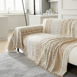 Pet Couch Cover - Modern Mosaic Beige