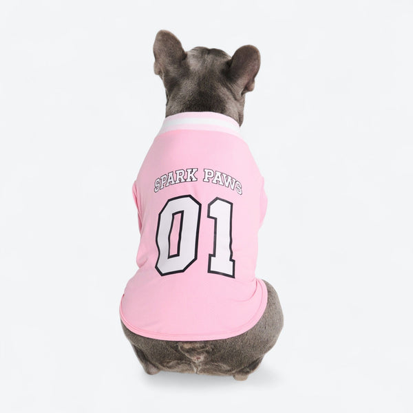 Football Mesh Jersey - Pink