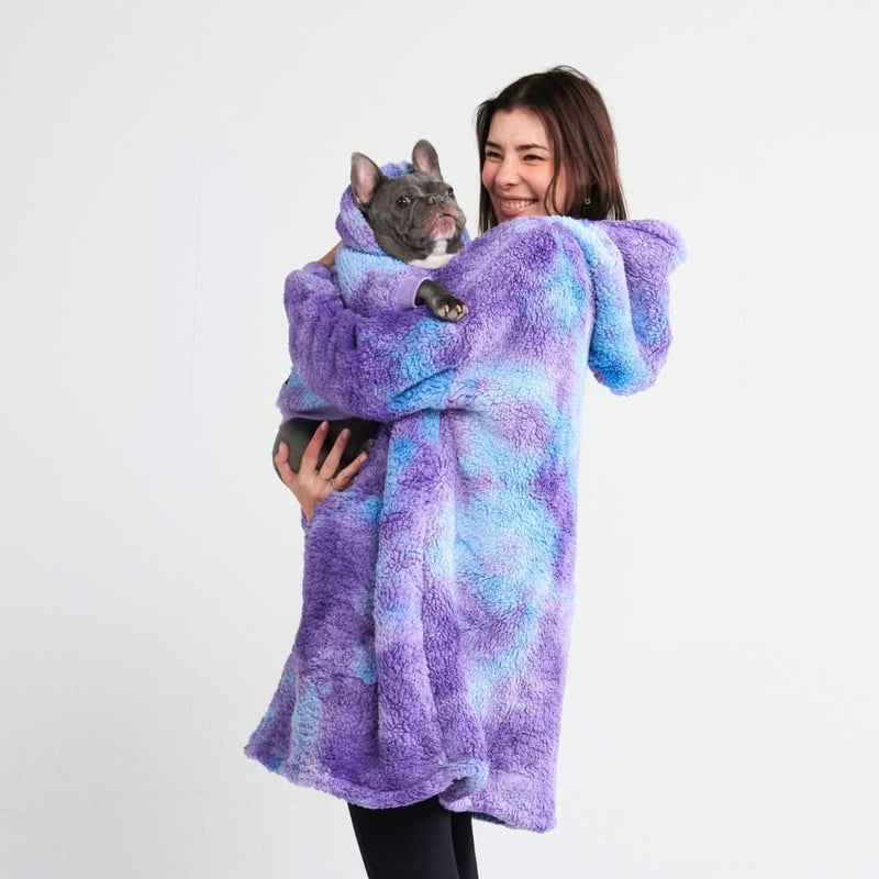 Fluffdreams Oversized Human Hoodie - Berrylicious