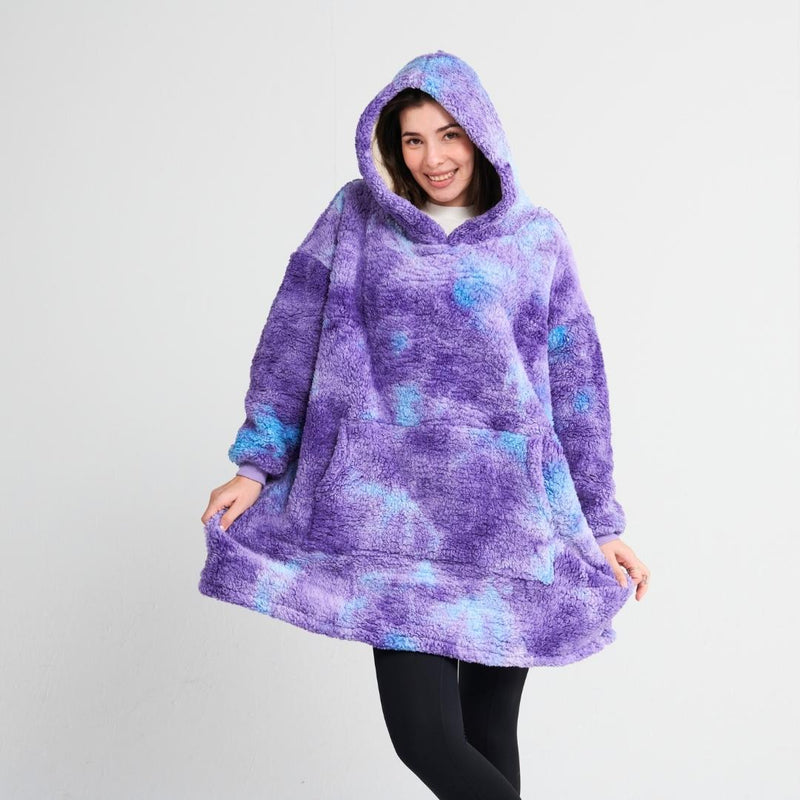 Fluffdreams Oversized Human Hoodie - Berrylicious