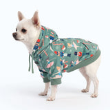Christmas Dog Hoodie - Green Nutcracker Ballet||size:S