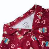 Human Pajama Top - Teddy Christmas||size:S,M,L,XL,2XL