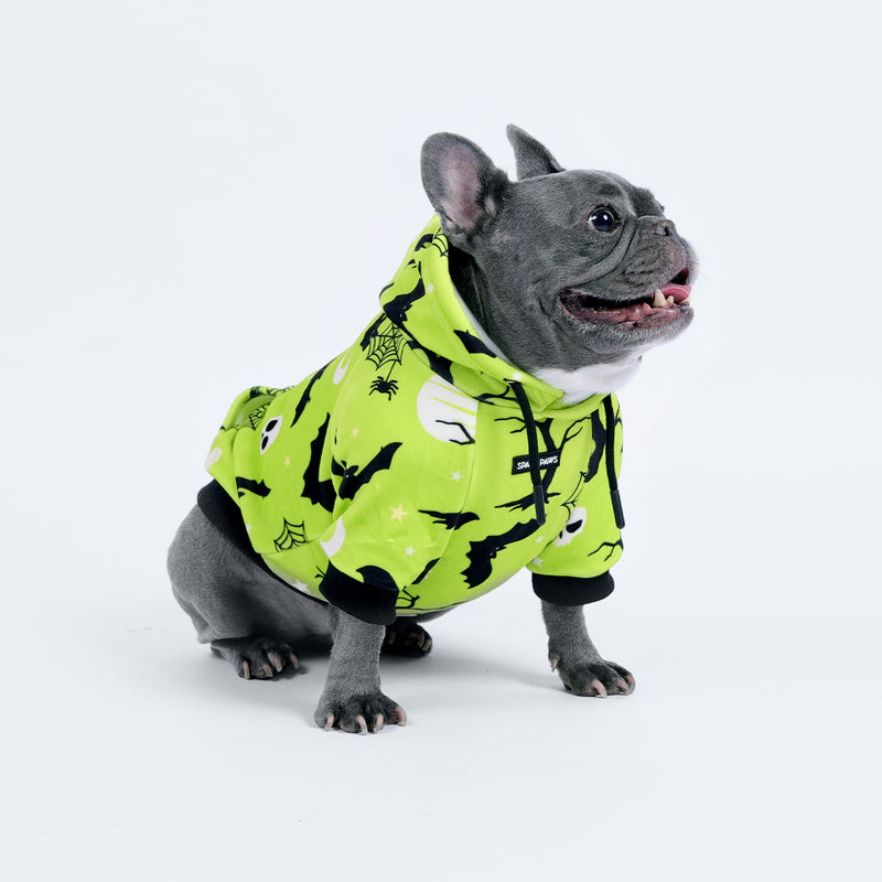 Halloween Dog Hoodie - Neon