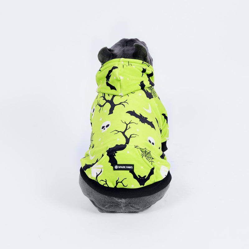Halloween Dog Hoodie - Neon