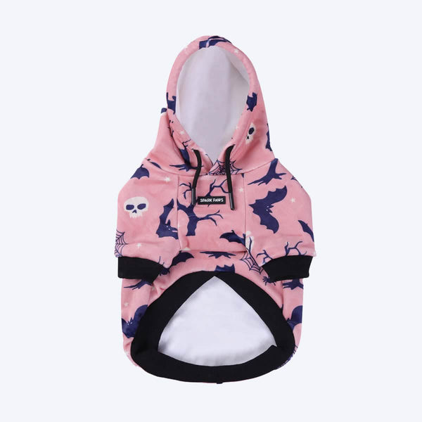 Halloween Dog Hoodie - Pink