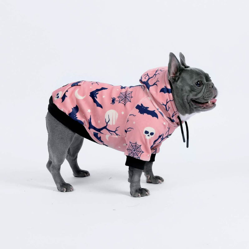 Halloween Dog Hoodie - Pink