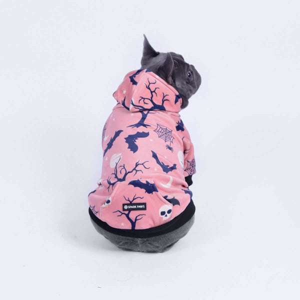 Halloween Dog Hoodie - Pink