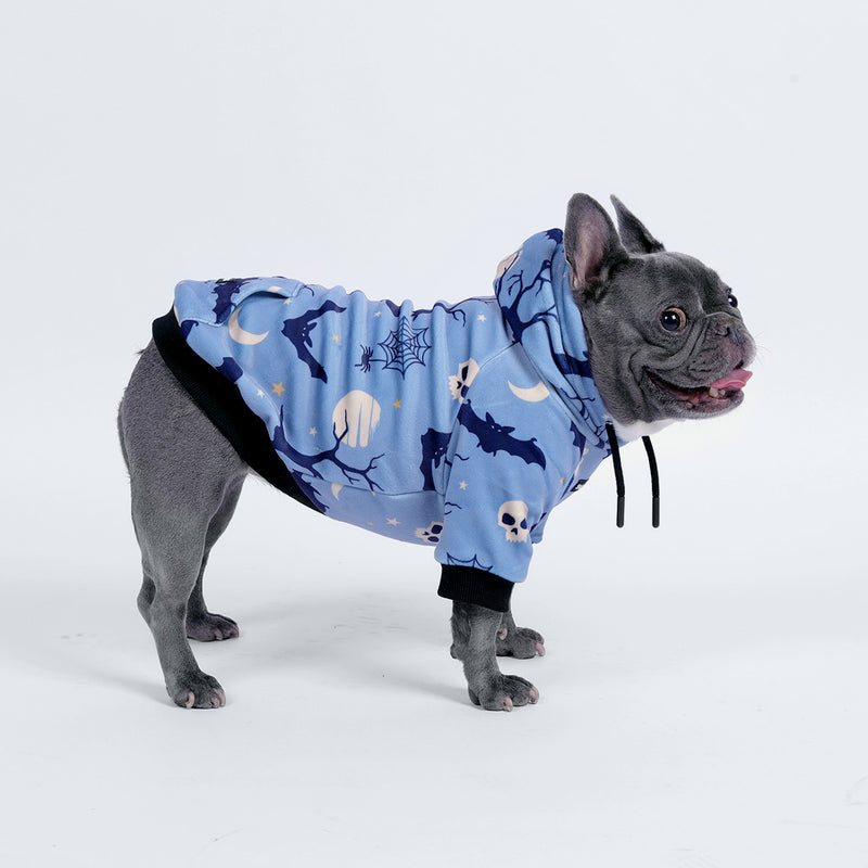 Halloween Dog Hoodie - Blue