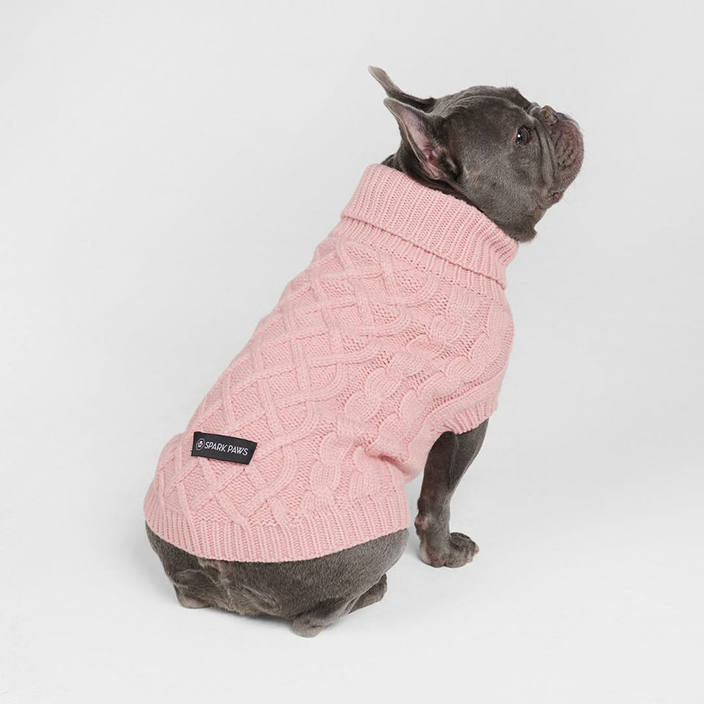 Matching Hoodies For Dog And Owner Cable Knit Dog Sweaters