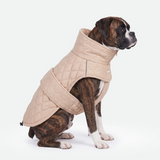 Beige Quilted Winter Jacket||size:3XL
