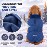 Blue Quilted Winter Jacket||size:S,M,L,XL,2XL,3XL,4XL